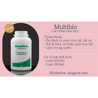 Multibio chế phẩm sinh hoạt dùng trong bể cá, thuỷ sinh
