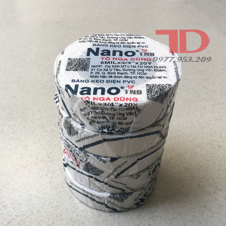 Băng keo điện Nano 5 cuộn