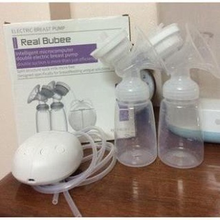 Máy Hút Sữa Điện Đôi Real Bubee (Massa Kích Sữa,Tăng Giảm Áp Lực Linh Hoạt) GIÁ HỦY DIỆT