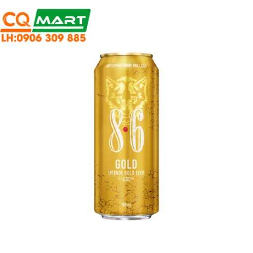 Bia Hà Lan 8.6 Gold 6.5% – Lon 500ml