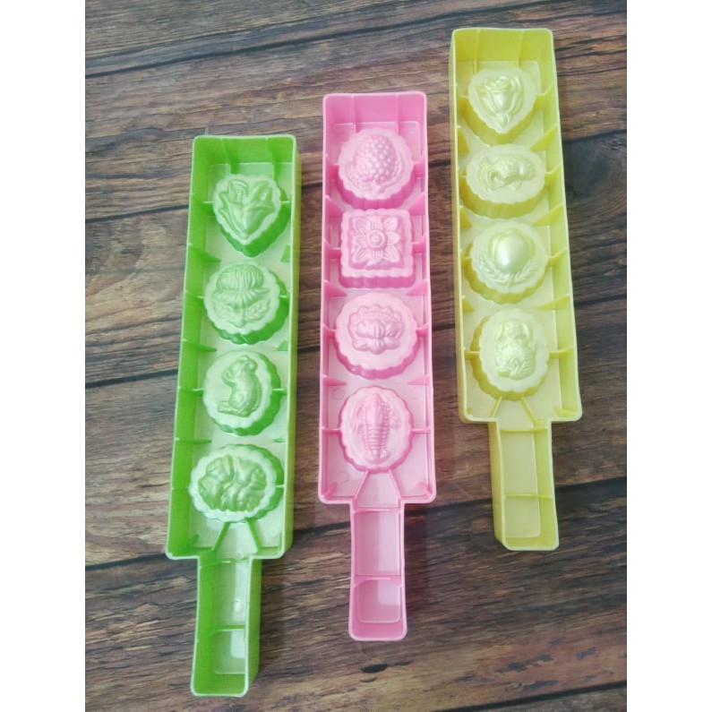 COMBO 5 KHUÔN BÁNH IN, BÁNH PHỤC LINH NHỎ, KÍCH THƯỚC BÁNH 3.5 CM X CAO 1 CM - giao mẫu ngẫu nhiên