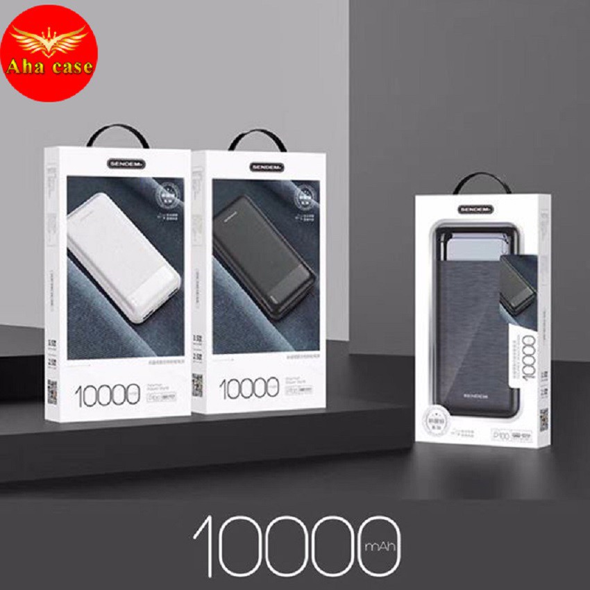 [FREESHIP] PIN SẠC DỰ PHÒNG SEDEM X2 - P100 10.000mAh CHÍNH HÃNG