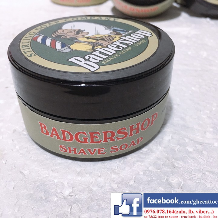 SÁP VUỐT TÓC NAM BARBERSHOP SHAVE SOAP