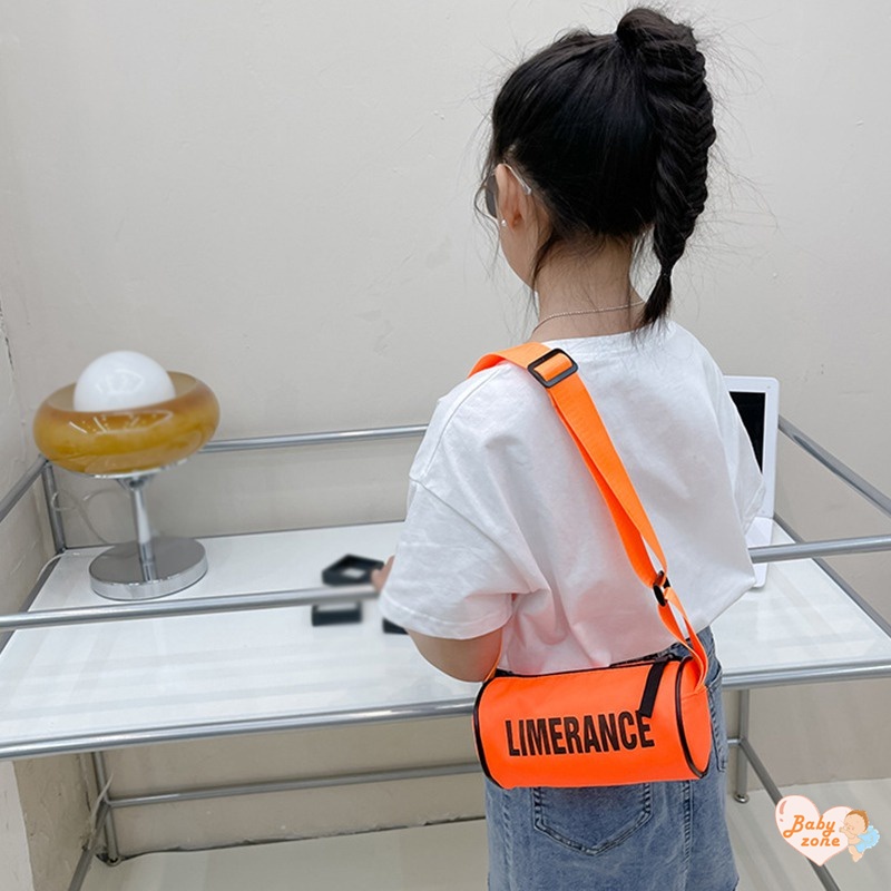 Túi Đeo Chéo Ngực In Chữ Phong Cách Hàn Quốc Cho Bé