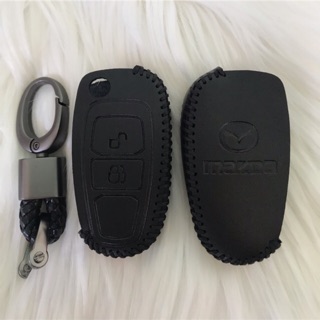 Bao Da Chìa Khoá Remote  MAZDA BT50  2 nút (chìa Gập)