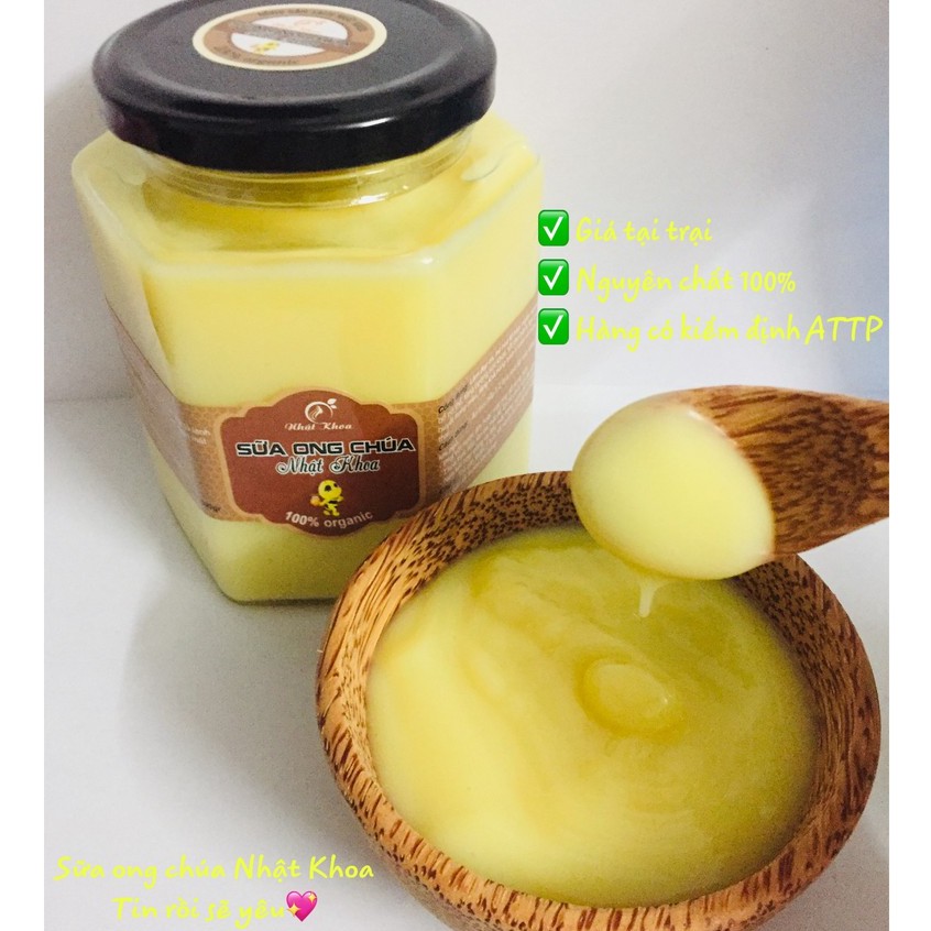 500g sữa ong chúa tươi 100% đạt ATTP