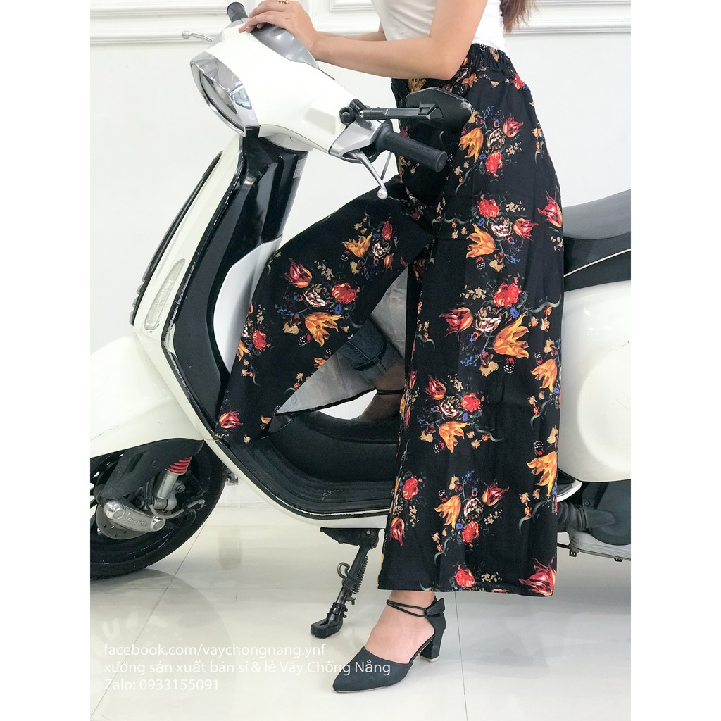[được chọn mẫu] Váy chống nắng freeSize kaki bông xẻ tà | BigBuy360 - bigbuy360.vn