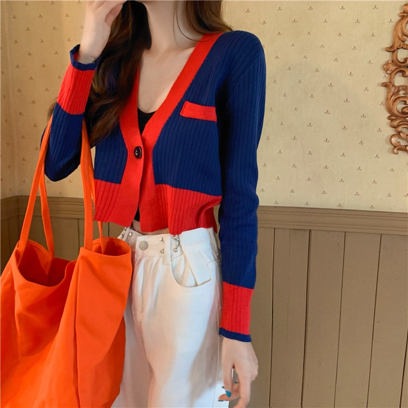 Áo khoác cardigan Xinlanyashe dệt kim mỏng tay dài thời trang thu đông Hàn Quốc mới 2022 áo len cổ trái tim nữ