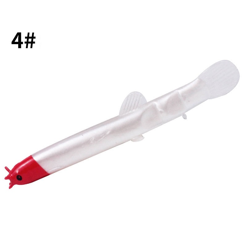 1 Mồi Giun Mềm Phát Sáng Trong Đêm 7.5cm / 2g 3D Sống Động