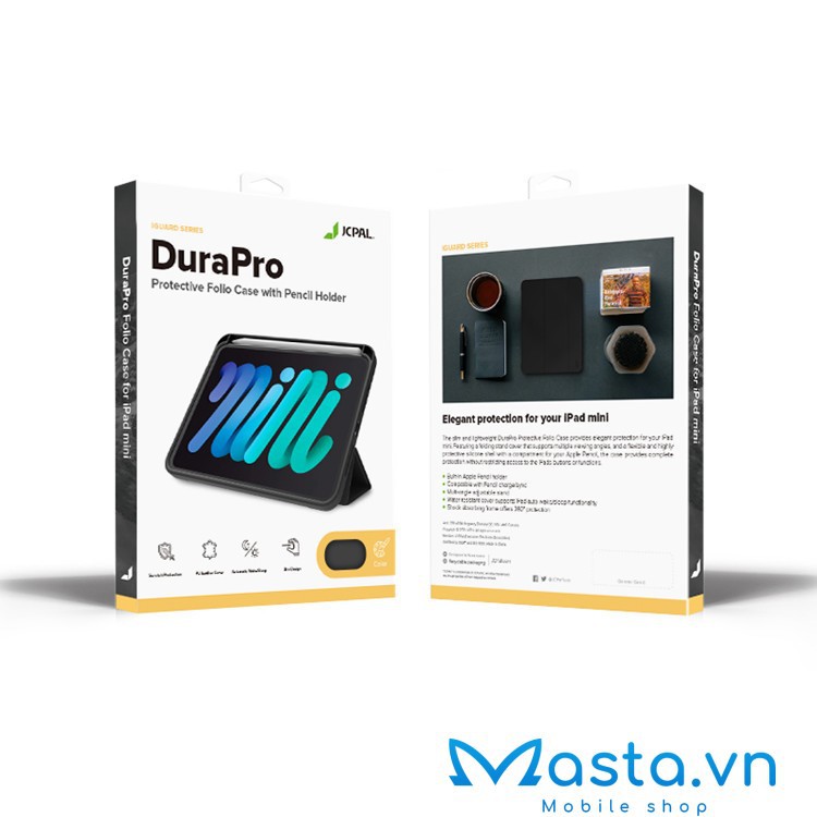 Bao da iPad Mini 6 2021  Jpcal DuraPro Protective Folio