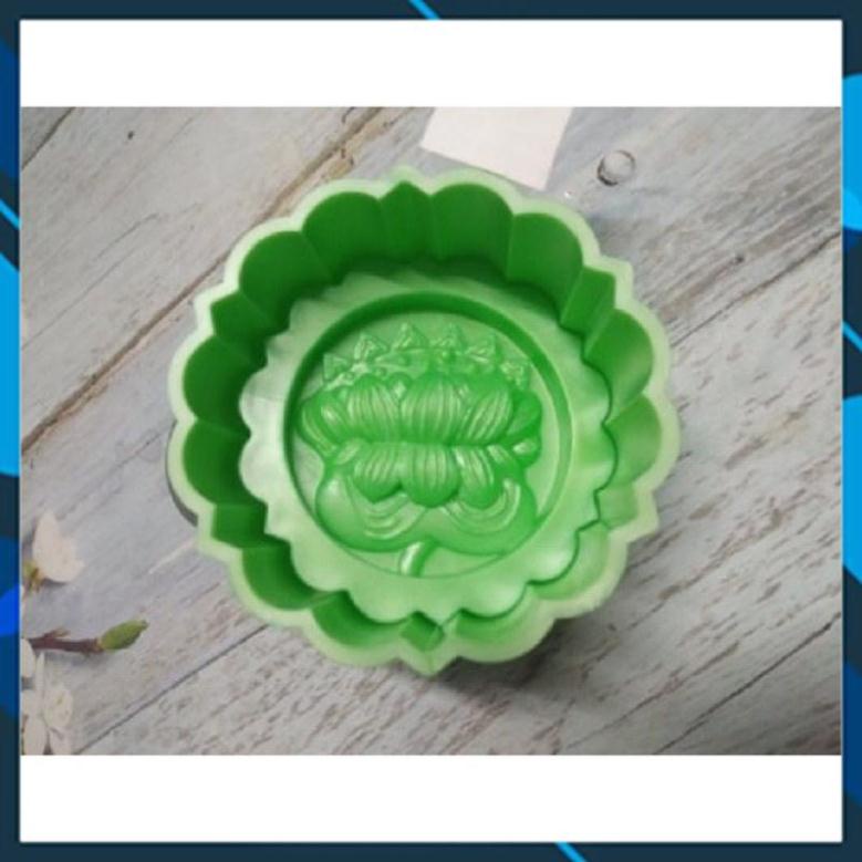 Khuôn xôi tròn hoa sen 9cm