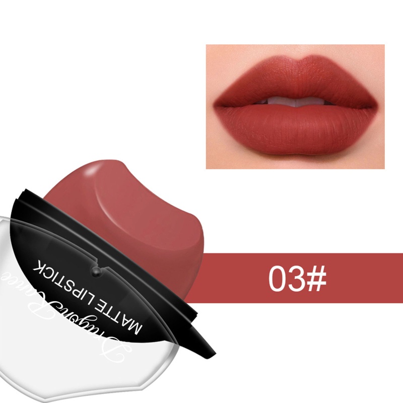 Set 4 Thỏi Son Lì Dễ Lên Màu Trang Điểm Xinh Xắn Cho Nữ Màu Sắc