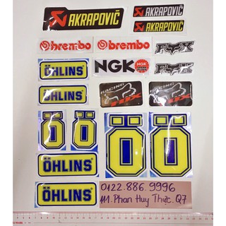 Tem -Sticker in nổi