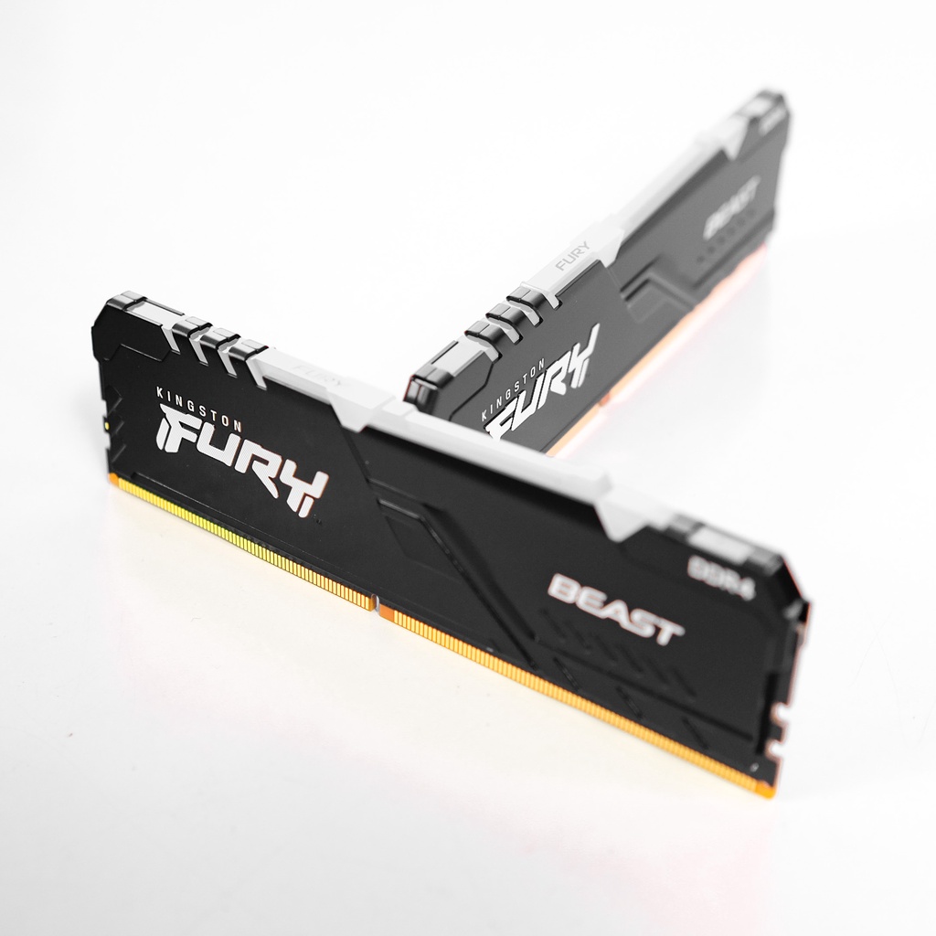 Ram DDR4 Kingston Fury Beast LED RGB 8GB - 16GB 3200 MHz