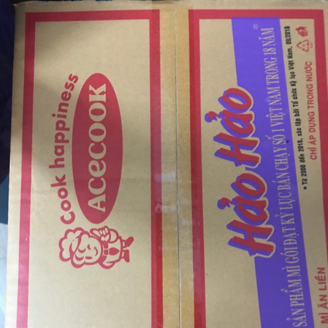 Mì hảo hảo tôm chua cay