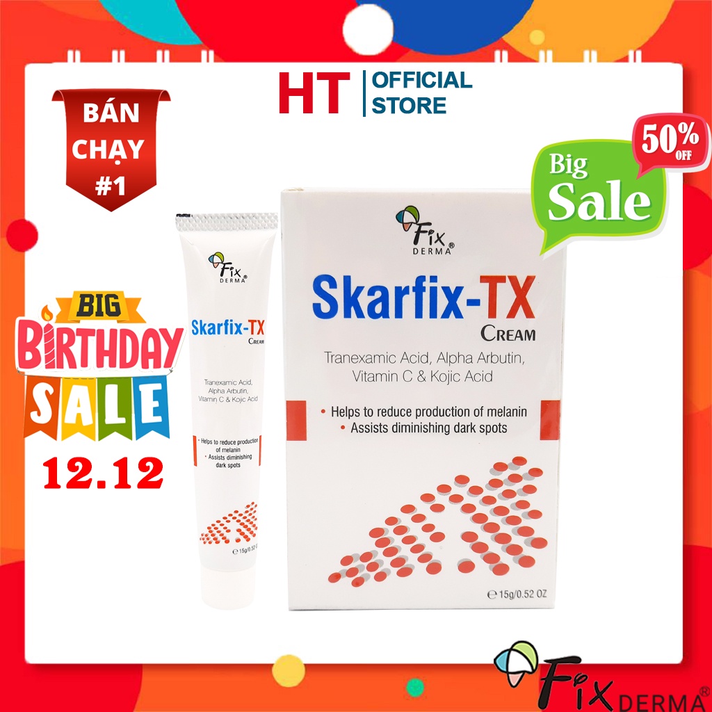 [CHÍNH HÃNG] Kem Dưỡng Fixderma SKARFIX-TX Cream - Fixderma Skarfix Plus Giảm Thâm