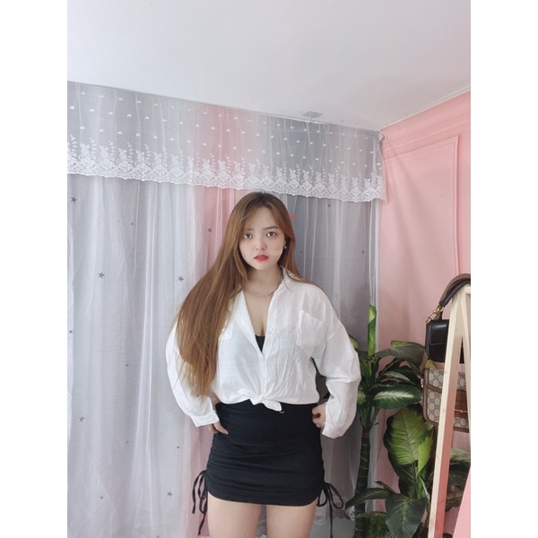 Chân váy body rút dây bigsize (55-90kg) hình thật mẫu | BigBuy360 - bigbuy360.vn