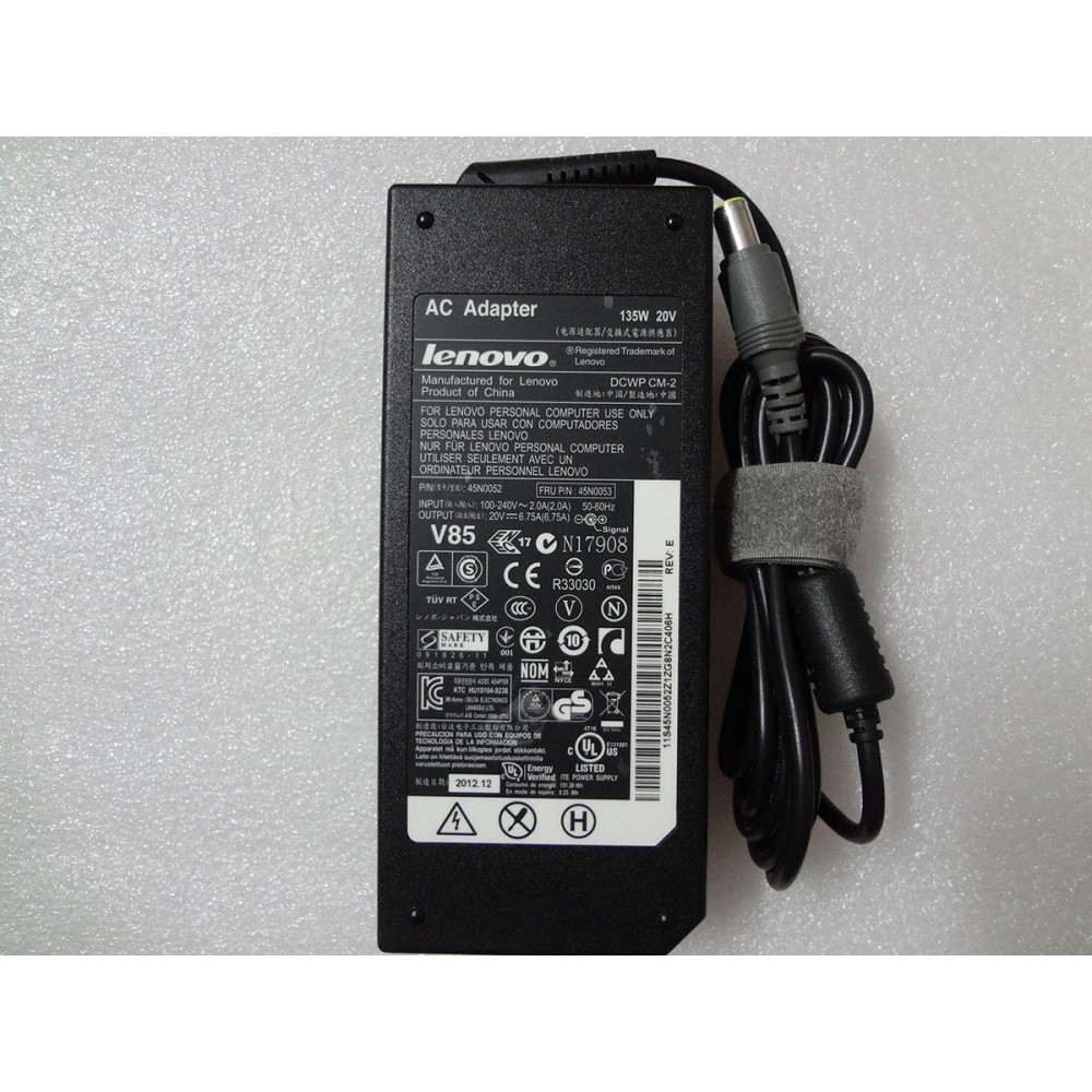 Sạc laptop LENOVO 20V - 6.75A (Đầu Kim) 135W