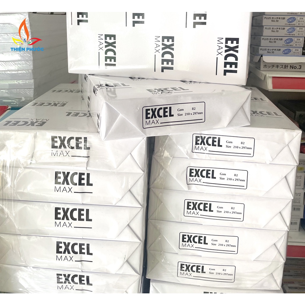 Giấy A4 Excel 80gsm dày 500 tờ Giấy gói không dập góc SUKADO GECA4