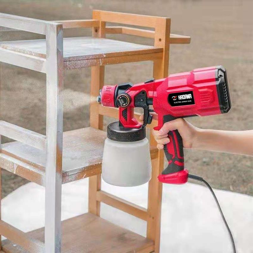 [LOẠI TỐT] Súng phun sơn cầm tay HADAWA - Máy phun sơn cao cấp Nhật Bản -  Công suất 550W - Lõi đồng 100% -Dung tích lớn
