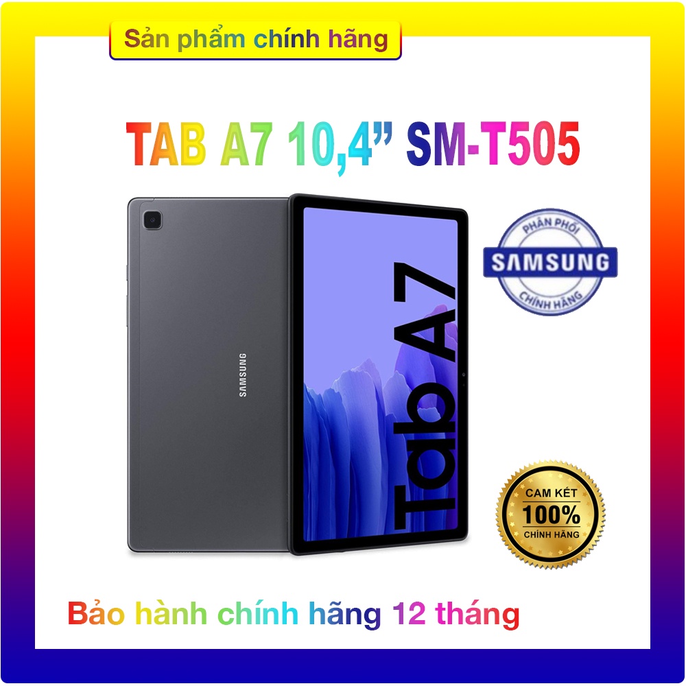 Máy tính bảng Samsung Galaxy Tab A7 10.4'' 64GB/3GB SM-T505 - Hàng chính hãng