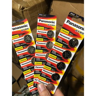 Vỉ 5 viên pin panasonic cr 2025 3v