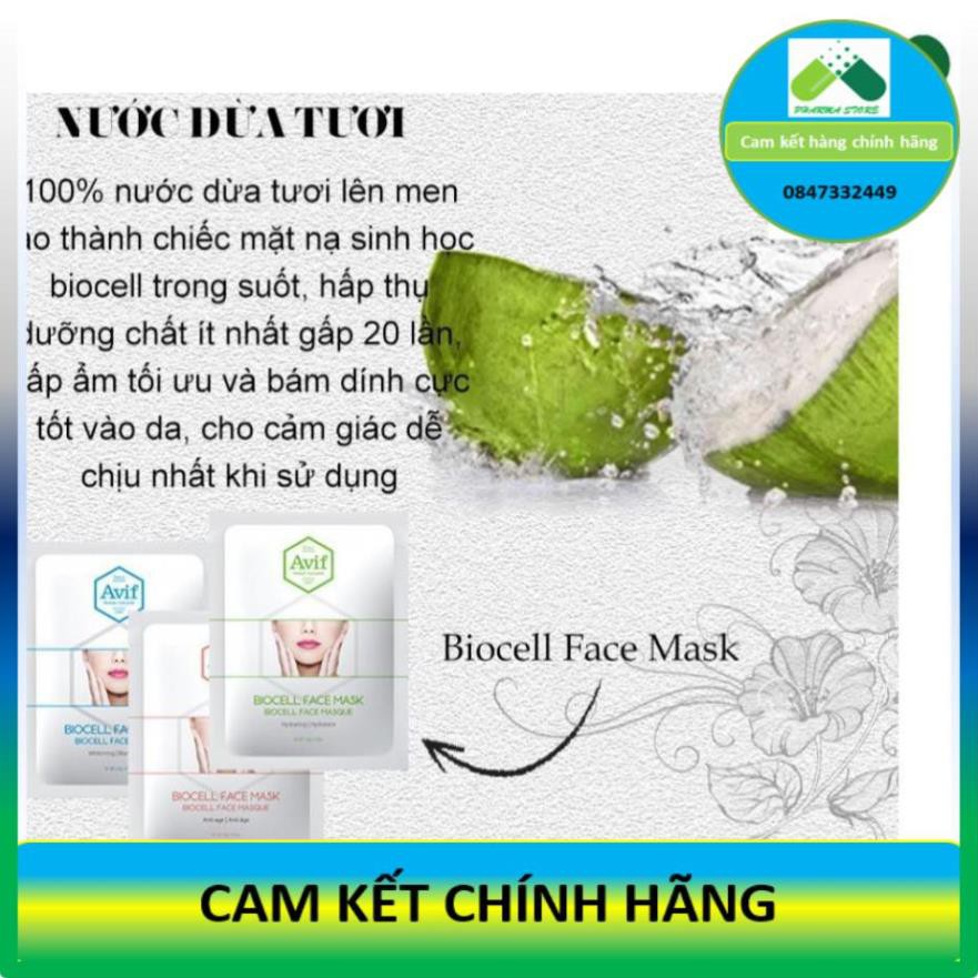 Mặt Nạ Nước Dừa Tươi Vượt Trội BIOCELL FACE MASK! !