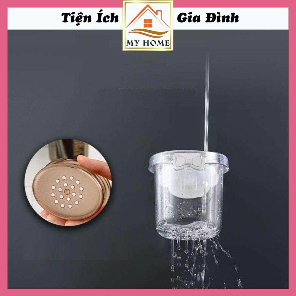 Cốc gấu dán tường cute, khay gấu dán tường đựng bàn chải đánh răng
