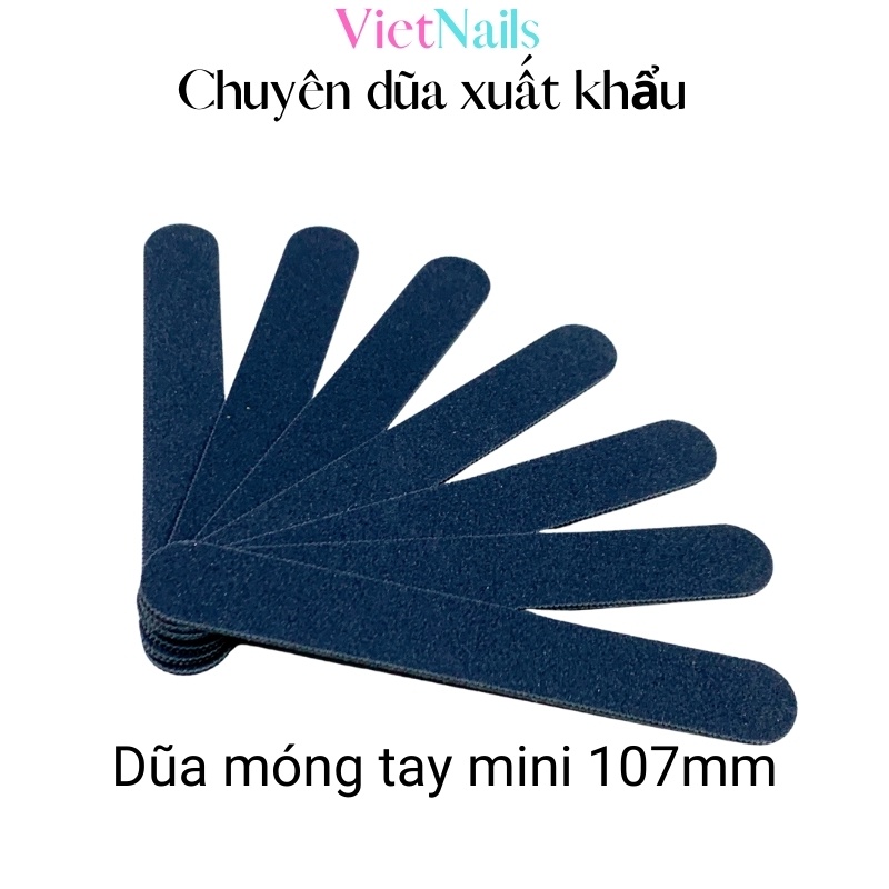 Dũa Móng Tay Móng Tự Nhiên Mini Giấy Nhám Nhiều Màu Độ Nhám Thông Dụng 120 Êm Móng Khi Dũa