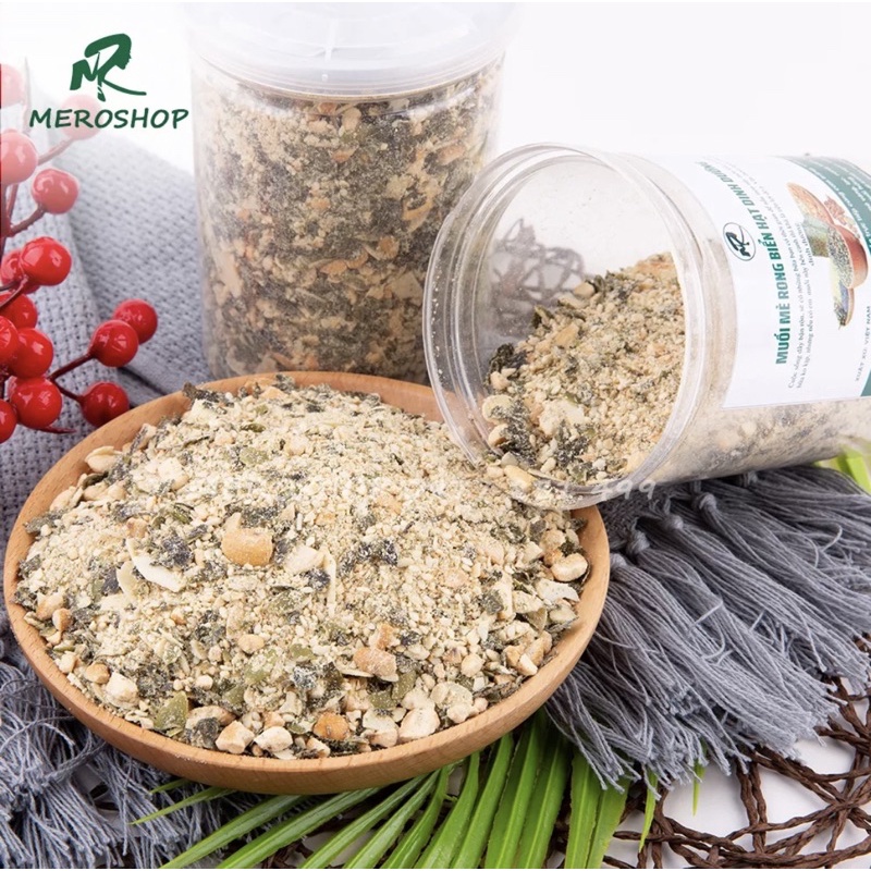 300GRAM MUỐI MÈ RONG BIỂN HẠT DINH DƯỠNG