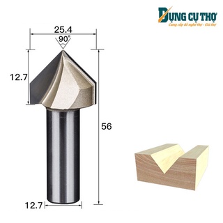 Mũi mòi vát 90 độ Tideway AC0301 1/2*1