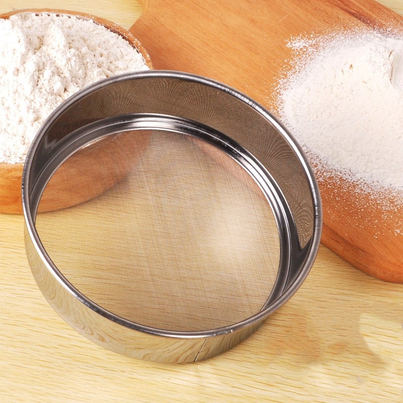 Dụng cụ rây bột bằng thép không gỉ tiện dụng dành cho nhà bếp