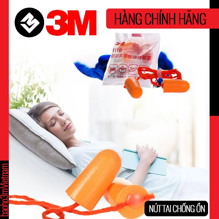 3M1110 - Nút tai chống ồn chất liệu bọt biển