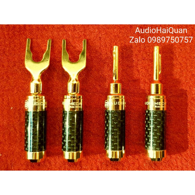 Giắc loa Audiomeca Pháp. Giá bán 80k/1 giắc