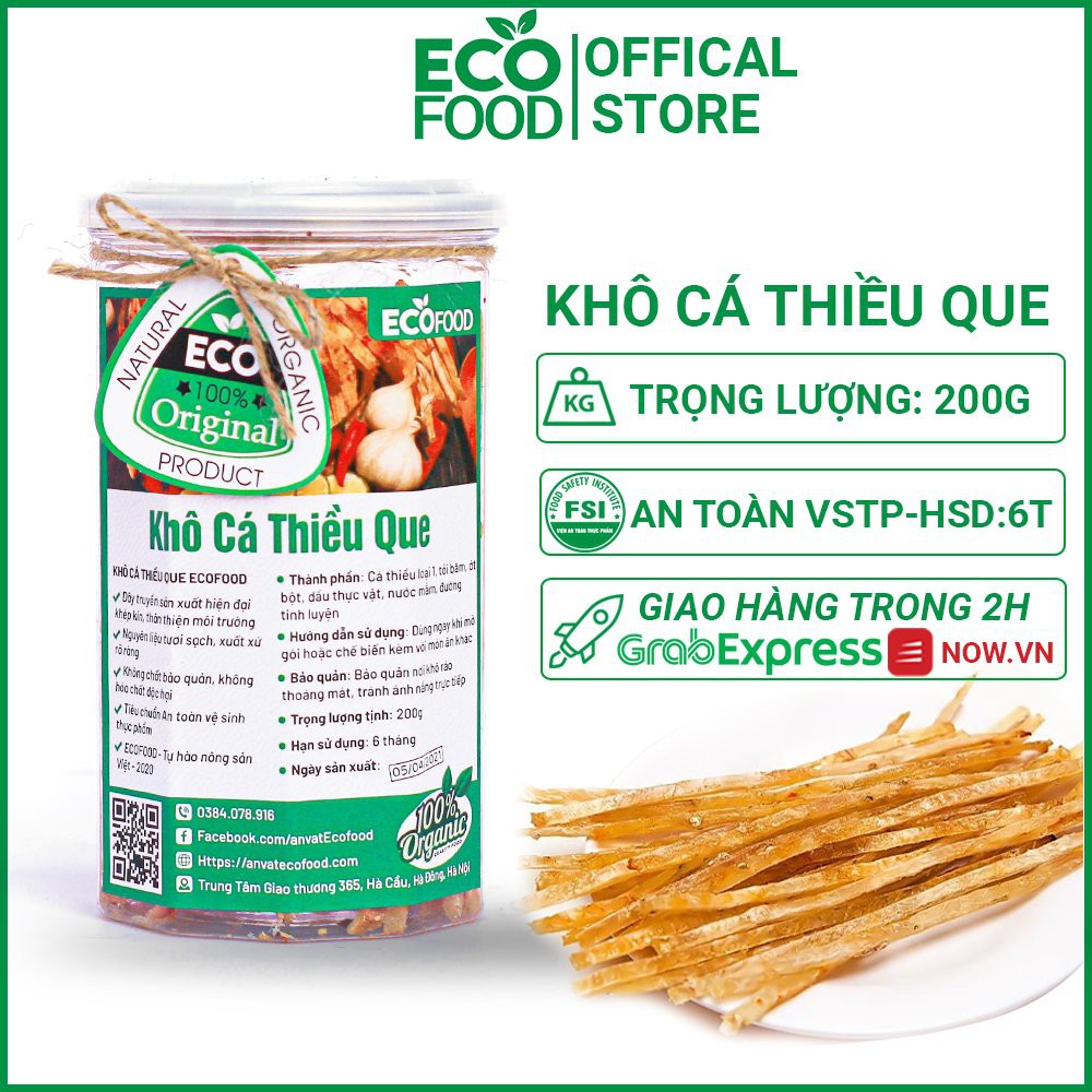 200G Khô Cá Thiều Que Mana Food | Thịt cá thơm, vị ngon - ATVSTP, Ngon, Chất lượng