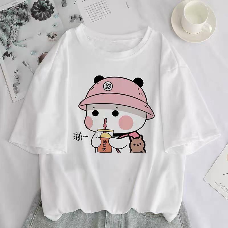 Áo thun tay lỡ form rộng unisex oversize, áo phông nam nữ đẹp ulzzang GẤU TRÚC ANHStore A03