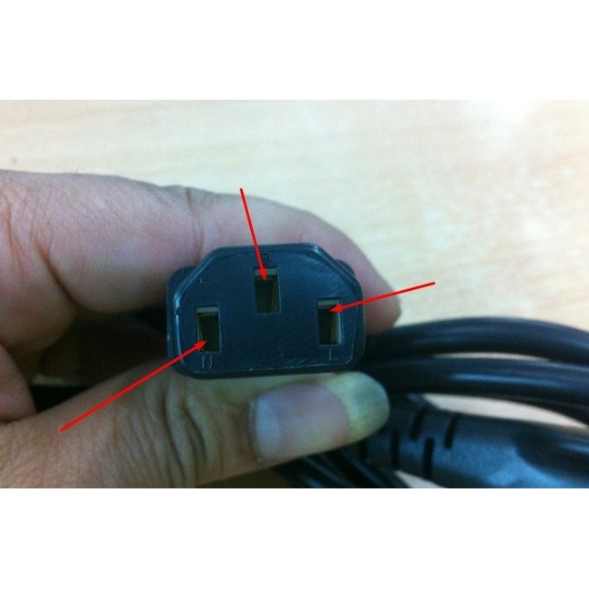Dây nguồn máy tính PC nồi cơm điện dài 1.5m dây 2 chấu cắm chất lượng cao VNET102