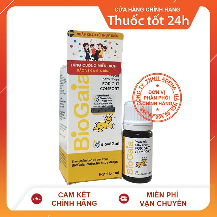 ✅BioGaia Protectis Drops❤️FREESHIP❤️ Men Vi Sinh Chính Hãng Nhập Khẩu Từ Thuỵ Điển
