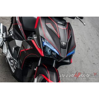 [D4B-Tem chuẩn xịn] Tem trùm xe Air Blade 2016 Red Racing