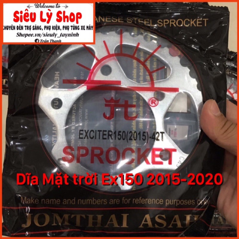 Dĩa Mặt trời 42T cho Ex150 2015-2020