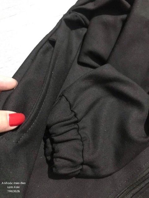 Áo khoác kaki mèo đeo kính -TR