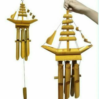 Chuông gió tre nhiều kiểu dáng