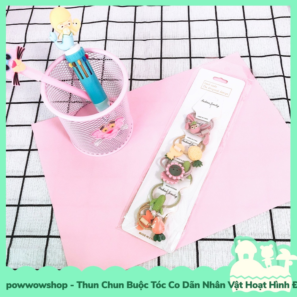 [Sẵn VN - Hỏa Tốc] Thun Chun Buộc Tóc Mẫu Nhân Vật Hoạt Hình Xinh Xắn Đáng Yêu Dành Cho Nữ