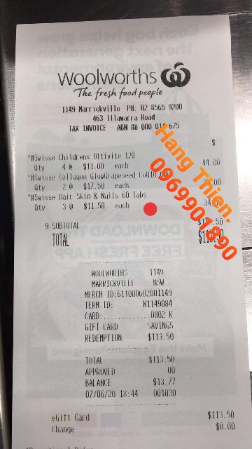 (Đủ bill) Viên uống đẹp da, móng, tóc Swisse Hair Skin Nails | BigBuy360 - bigbuy360.vn