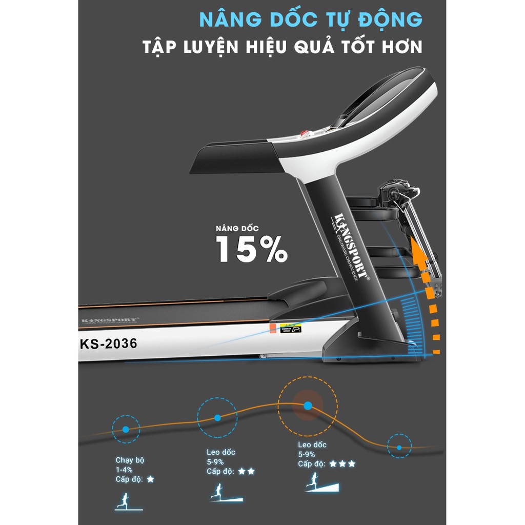 MÁY CHẠY BỘ KINGSPORT LUXURY KS-2036 | BigBuy360 - bigbuy360.vn