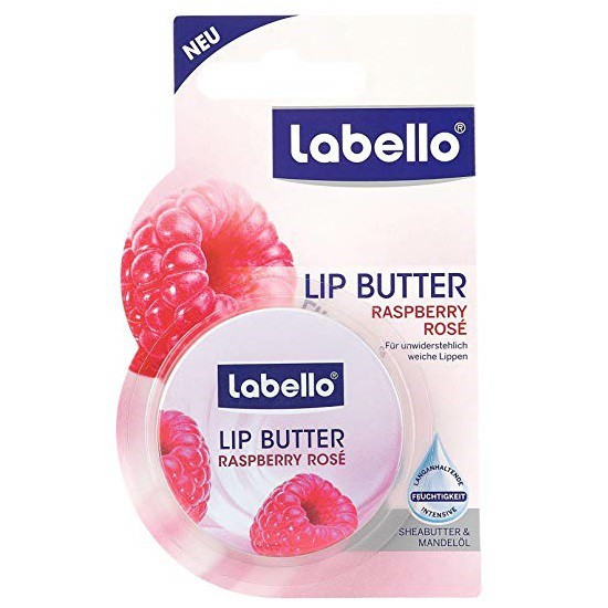 [KÈM BILL] Son dưỡng môi Labello lip Butter Raspberry Rose 16,7g