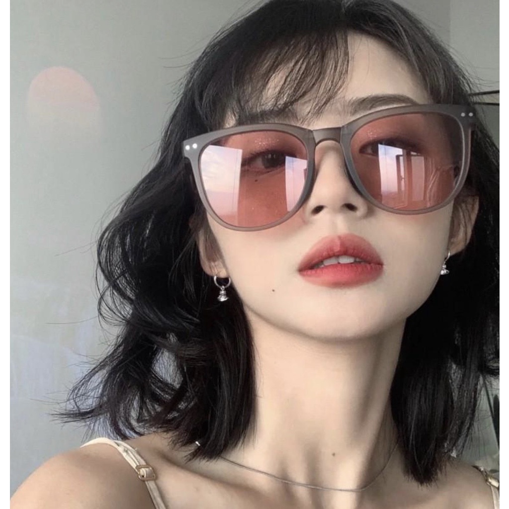 Kính mát chống tia uv Katiny  tặng hộp đựng kèm theo thẻ test phân cực thời trang sang chảnh nhìn rõ