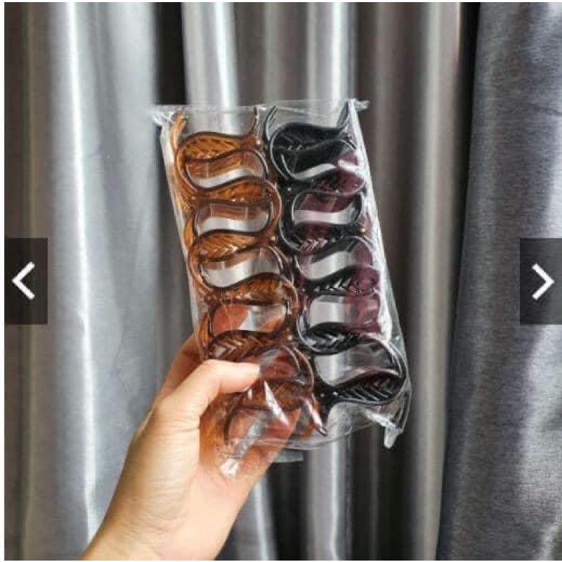 Kẹp càng cua 3 răng, 5 răng màu đen, màu vàng