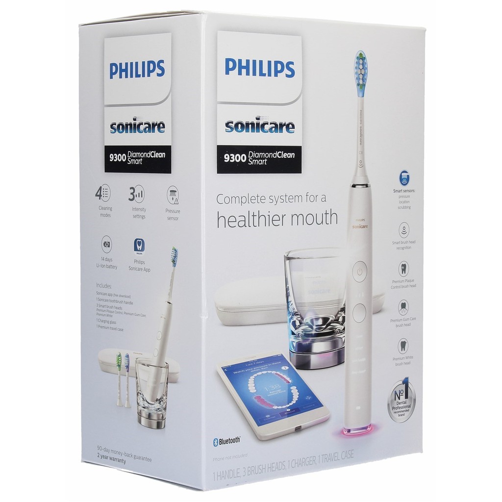 [GIÁ CỰC TỐT] Philips Sonicare 9300 DiamondClean Smart - Bàn chải điện thông minh Philips 9300 kết nối Bluetooth