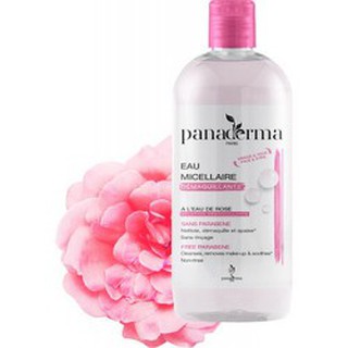 Nước tẩy trang Panaderma chai màu hồng – Hương Hoa Hồng Pháp 500ml